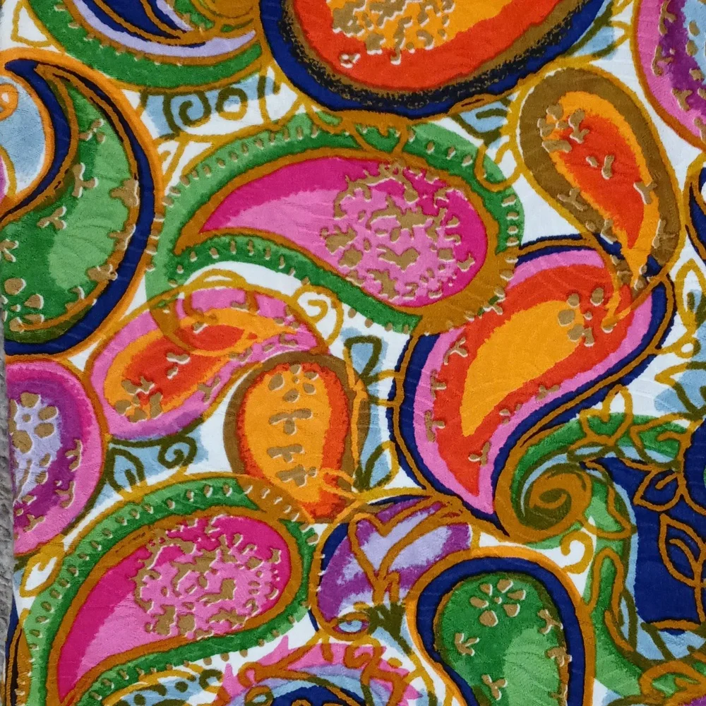 🧡Mr. Turk🧡 - Multicolor Paisley Print Jacquard Cotton Short - Picture 4 of 14